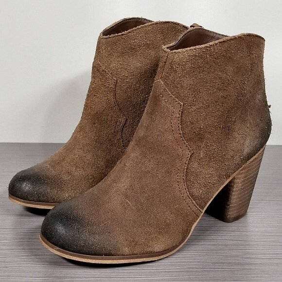 BP. 'Trott' Bootie, Cognac Suede, Womens Size 9.5 M - Picture 3 of 9